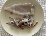 カリカリマカとスルメイカの炒め物作り方2写真