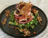カリカリマカの　イカキムチ丼作り方1写真