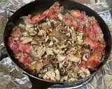 ペッパーライス風、牛バラ炒めごはん作り方3写真