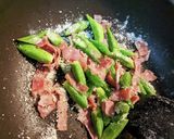 オクラとベーコンの粉チーズ焼き作り方5写真