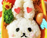 キャラ弁☆ゆるふわウサギ弁当☆作り方3写真