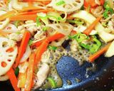 レンコンだしカレー炒め煮。作り方4写真