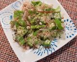 オクラインゲン(野菜)の胡麻和え作り方10写真