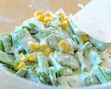 いんげんとコーンのかき揚げ♪作り方6写真