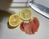 生ハムのレモンクリームパスタ作り方1写真
