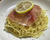 生ハムのレモンクリームパスタ作り方6写真