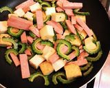 スパムと厚揚げでゴーヤチャンプルー作り方3写真