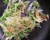しらたき水菜冷蔵庫にある焼肉のたれ作り方6写真