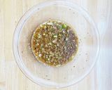 豚肉とナスの重ね蒸し(にんにく味噌ダレ)作り方3写真