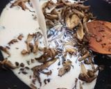 がん予防にも♪マイタケと豆乳のパスタ作り方5写真
