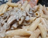 がん予防にも♪マイタケと豆乳のパスタ作り方6写真