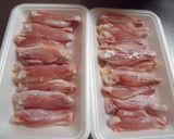 手羽中とじゃがいものカリカリ焼き♪作り方1写真