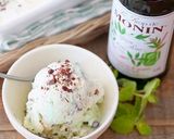 夏に手作り☀チョコミントマーブルアイス作り方8写真