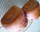 手ごね☆卵不使用☆紫芋のもっちりパン作り方13写真