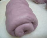 手ごね☆卵不使用☆紫芋のもっちりパン作り方9写真