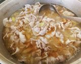 味覇で簡単！つゆだく塩系ニンニク豚丼♪作り方7写真