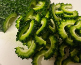 ゴーヤと塩昆布のさっぱり和え作り方1写真
