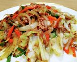 豚キャベ味噌カレー炒め。作り方8写真