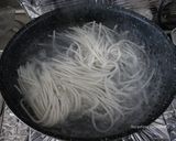 九州こーめんで作る豚しゃぶサラダうどん作り方2写真