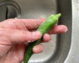 もずく酢とおくらのトロッと酢の物作り方3写真