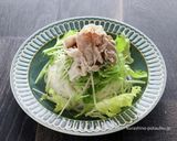 九州こーめんで作る豚しゃぶサラダうどん作り方8写真