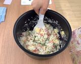 【大崎市】ごちそうごはんサラダ【食育】作り方5写真