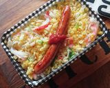 10分弁当★カニかま玉子炒飯弁当作り方6写真