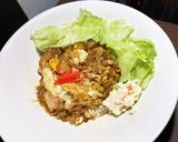 男の一人暮らし。夏休み前の冷蔵庫整理丼作り方6写真