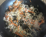 簡単、人参とじゃこと豆の甘辛煮。作り方2写真
