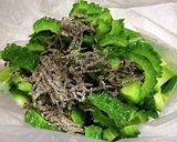 叩ききゅうりと茹でゴーヤの簡単塩昆布漬け作り方5写真