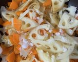 わが家のレンコンとにんじんのきんぴら作り方3写真