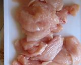 水晶鶏の麻辣オイマヨ和え☆シビ辛鶏胸肉作り方3写真