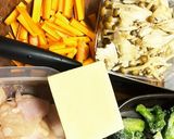 低糖質　とり胸肉の高野豆腐衣の炒め物作り方1写真