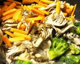 低糖質　とり胸肉の高野豆腐衣の炒め物作り方5写真