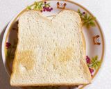 はちみつとマヨネーズのトースト作り方1写真