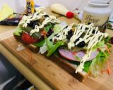 卵と野菜のサンドイッチ作り方3写真
