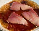 ブリの刺身のしゃぶしゃぶ丼作り方1写真