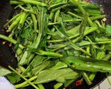 空芯菜のナンプラー炒め作り方6写真