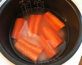 炊飯器で簡単 あま〜い 蒸し人参作り方1写真