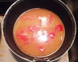 簡単☆トマトの味噌汁作り方2写真