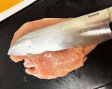 鶏むね肉で親子丼作り方1写真