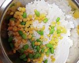 枝豆コーンおにぎり作り方4写真