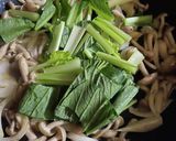 ヘルシーなバターぽん酢炒め♪豆腐に乗せて作り方4写真