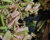 ヘルシーなバターぽん酢炒め♪豆腐に乗せて作り方5写真
