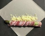 アスパラの豚バラ肉巻きチーズ春巻作り方2写真