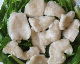 水晶鶏の麻辣オイマヨ和え☆シビ辛鶏胸肉作り方10写真