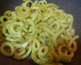 ヘビウリの佃煮風炒め物‥すき焼きのたれ味作り方5写真