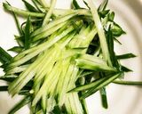 きゅうりの緑で爽やかツルツルそうめん♪作り方2写真