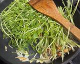 豆苗一袋🌱激安おいしい空芯菜風炒め作り方4写真