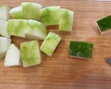 ひんやり冬瓜の生姜餡かけ作り方1写真